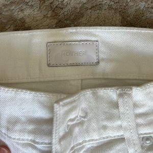 Mother Insider Crop Step Fray Size 27